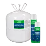 Spray contact adhesive in canister and aerosol