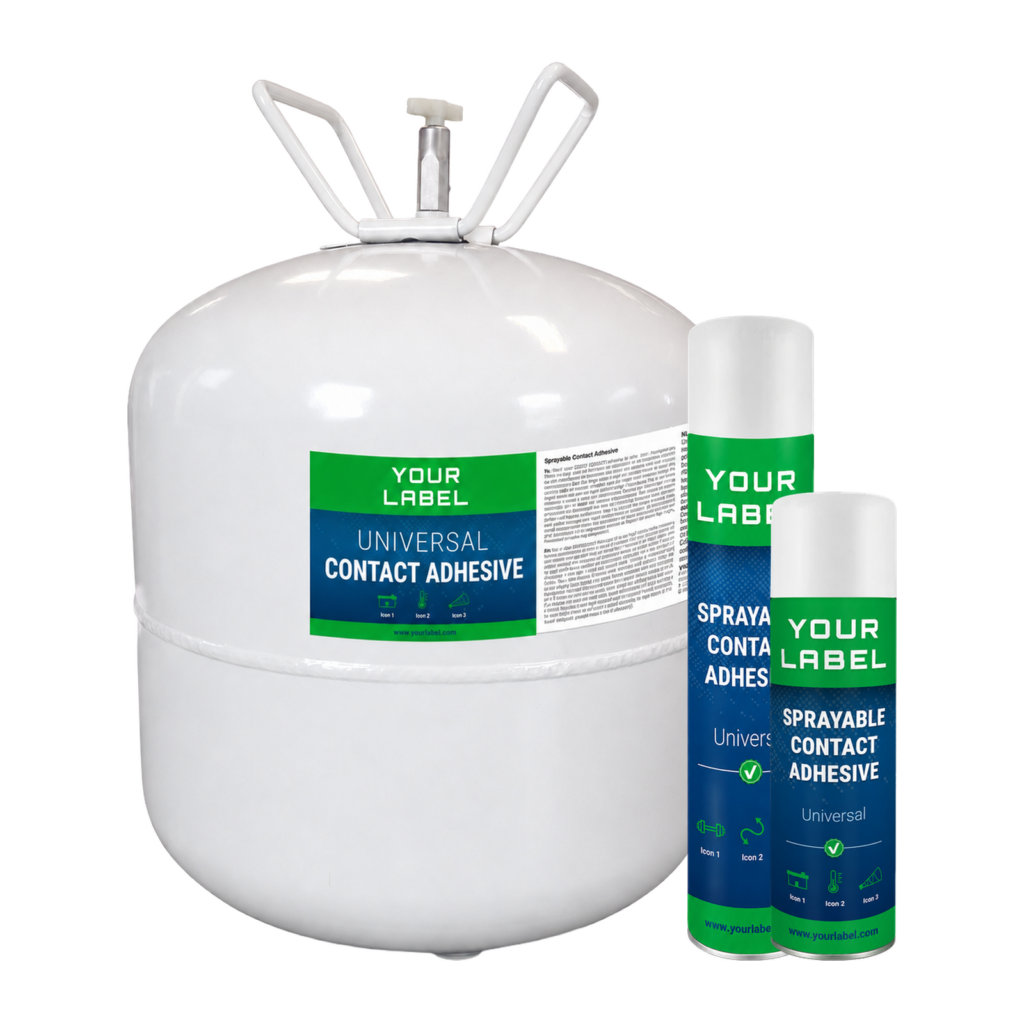 Universal Spray adhesive in canister and aerosol