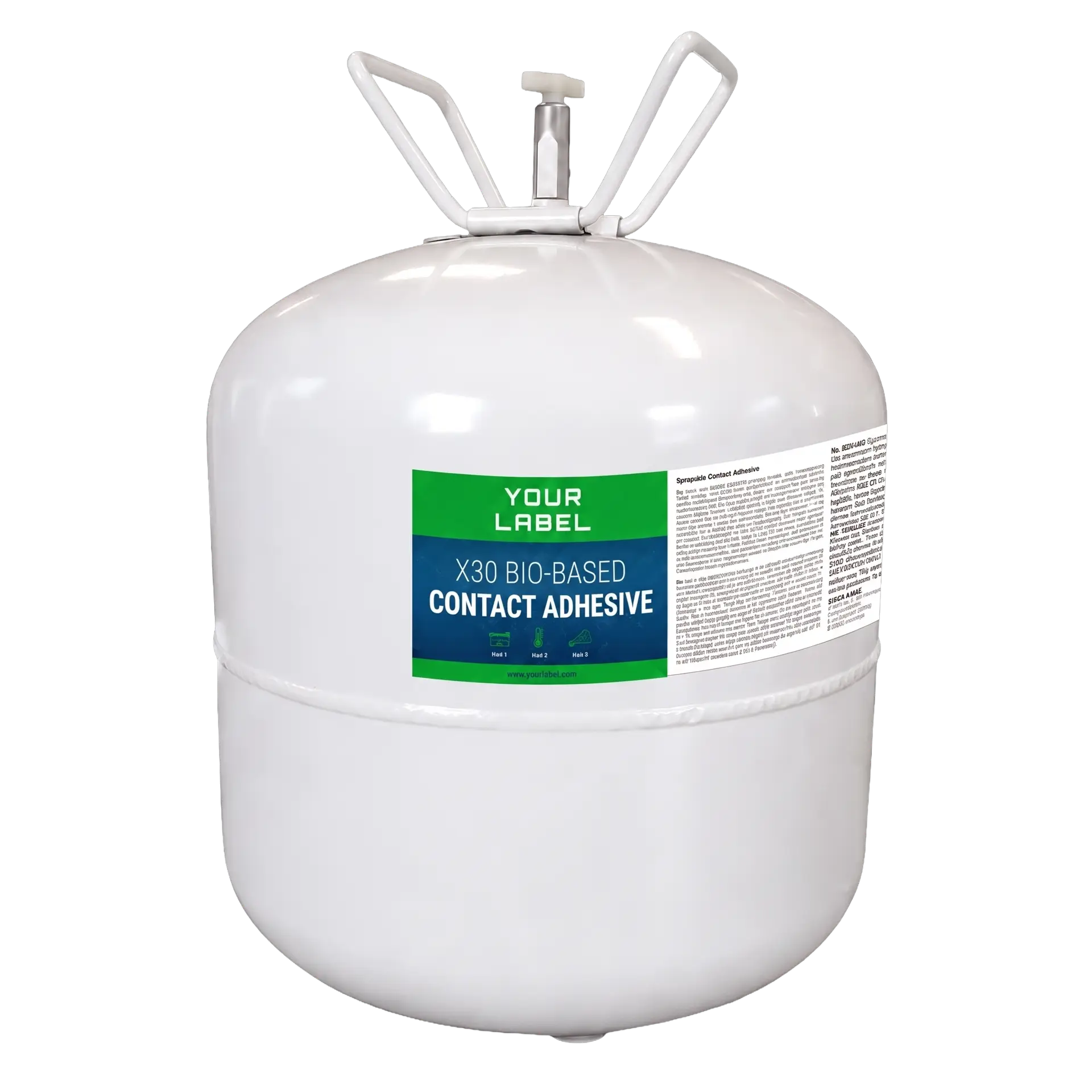 environmetally spray adhesive in canister.