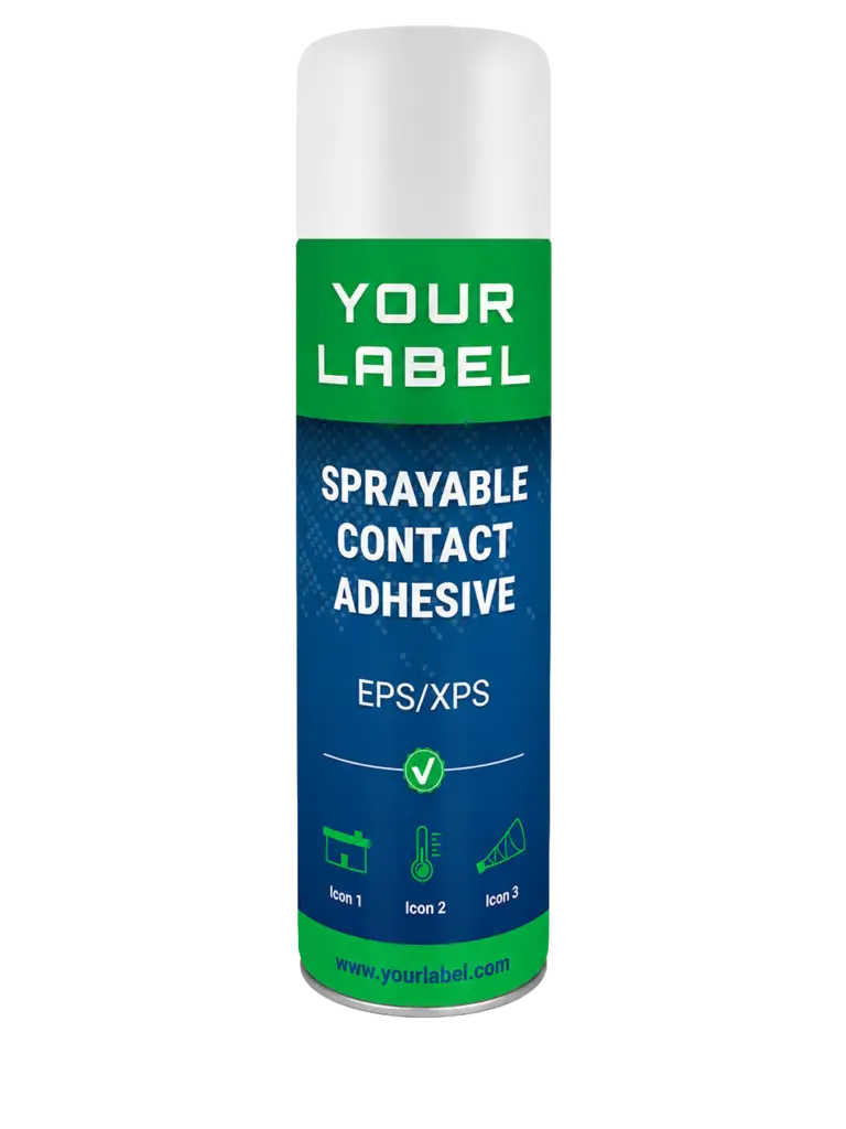 EPS XPS spray adhesive in aerosol 500 ml.