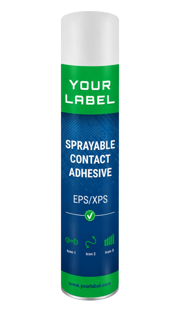 EPS XPS spray adhesive in aerosol 750 ml