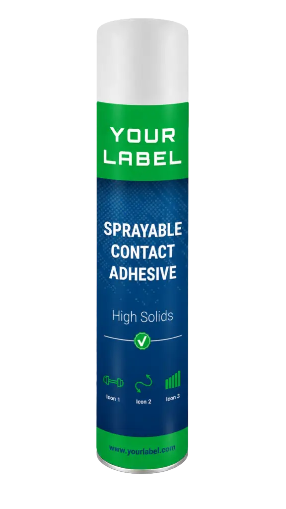 Universal spray contact adhesive in aerosol 750 ml.