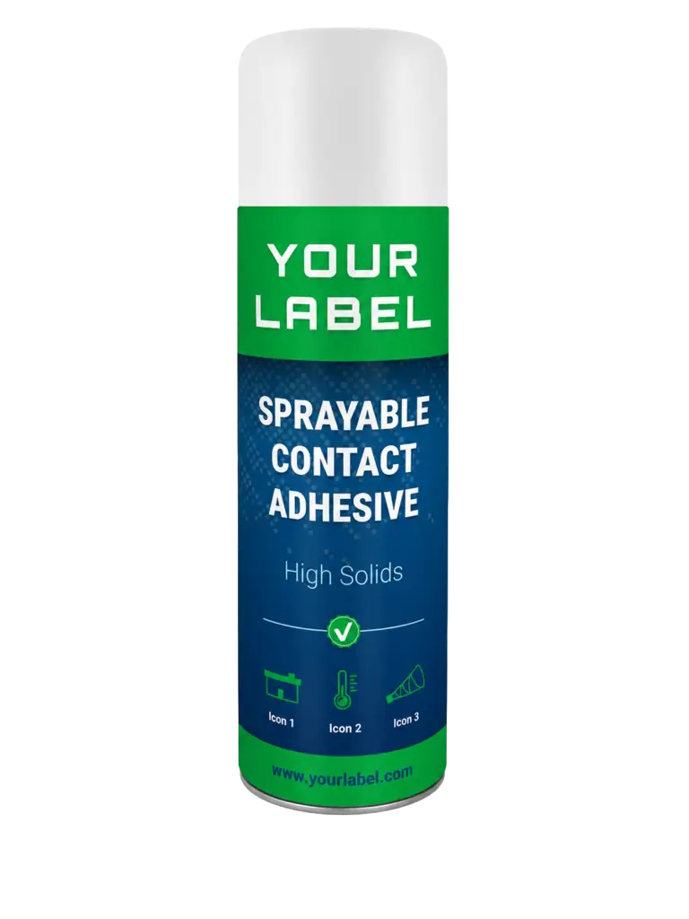Universal spray contact adhesive in aerosol 500 ml.