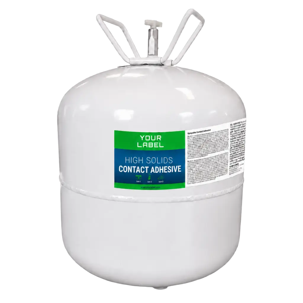 Universal spray contact adhesive in canister