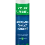 Heat-resistant spray adhesive in 750 ml. aerosol