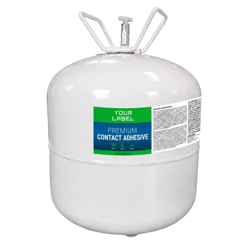 Premium spray adhesive in canister